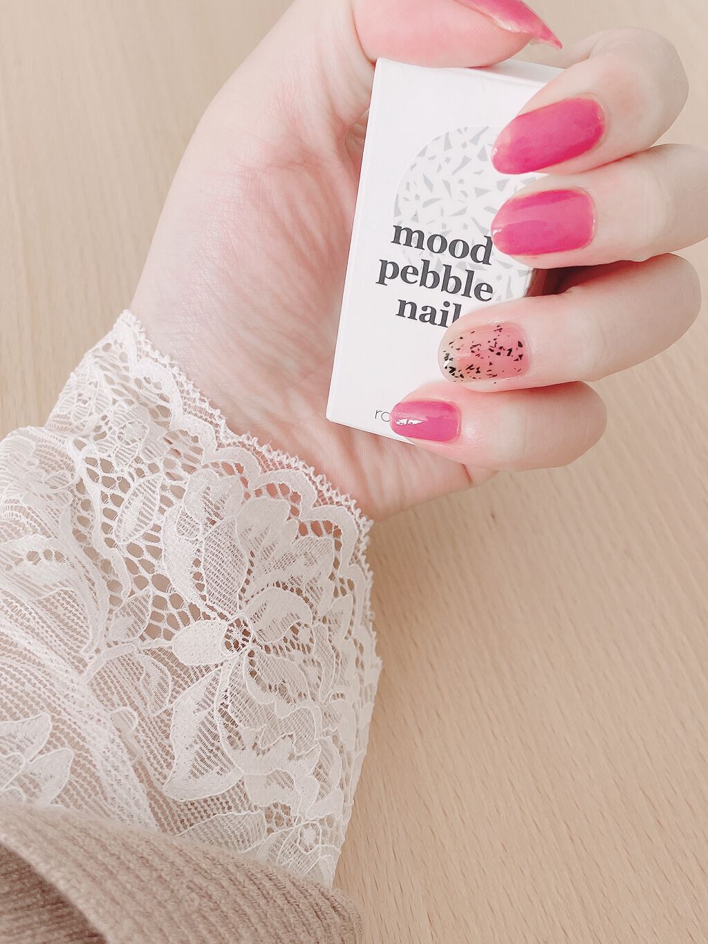 ムードペブルネイル/rom&nd/マニキュアを使ったクチコミ(1枚目)