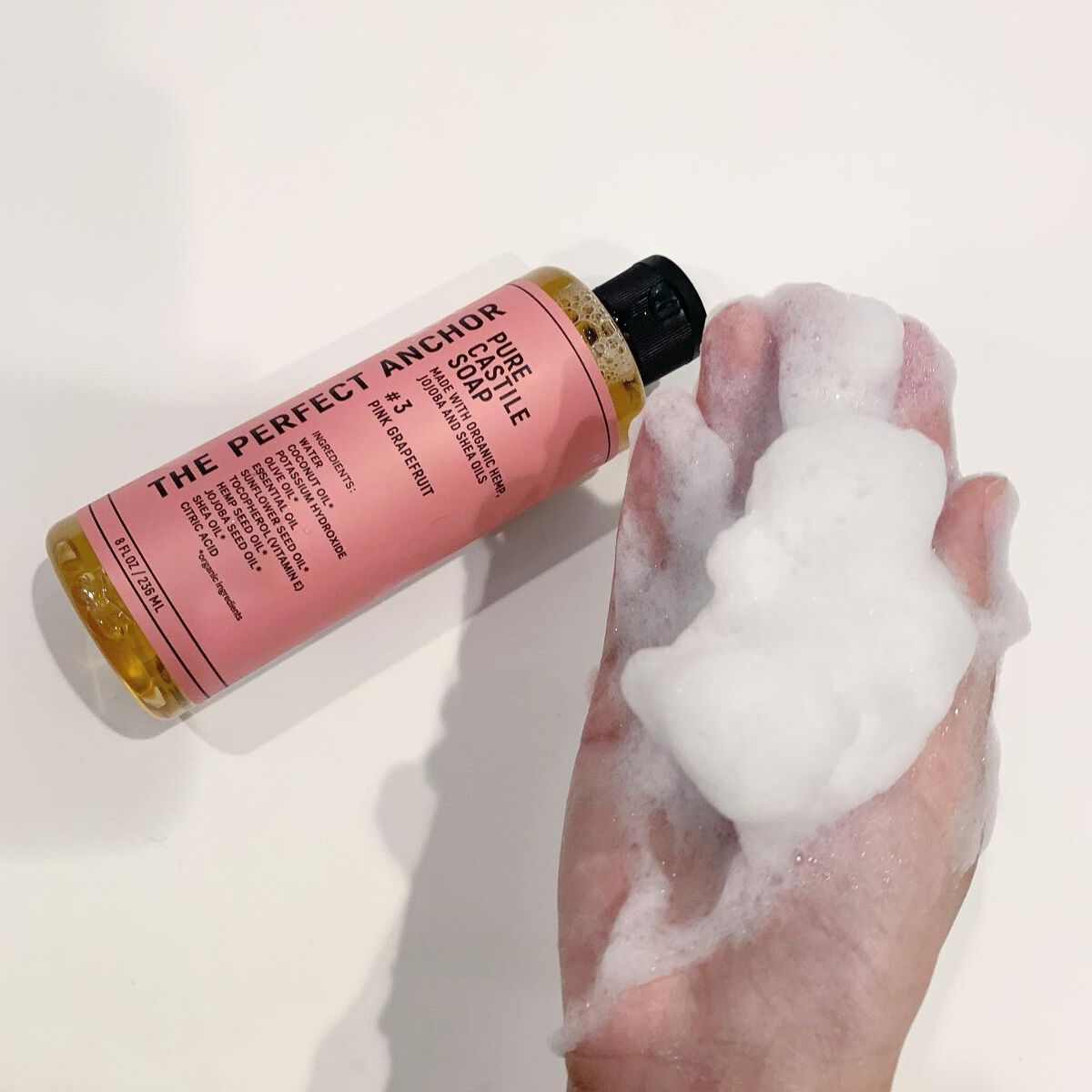 ザ・パーフェクトアンカー ピンクグレープフルーツ #3/THE PERFECT ANCHOR/ボディソープを使ったクチコミ（3枚目）