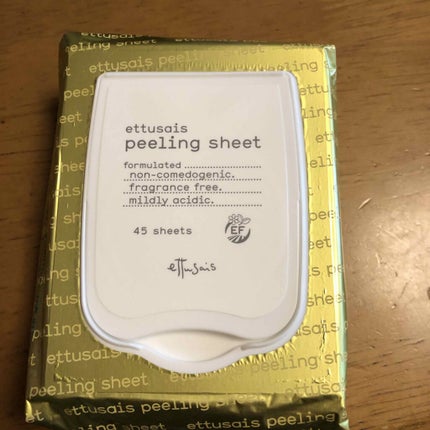 ふきとりピーリングシートN/ettusais/ピーリングを使ったクチコミ(1枚目)