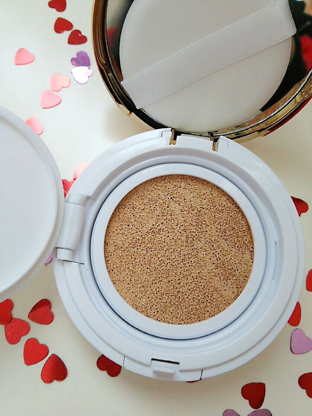 モイスチャークッションファンデーション/コスメドール/クッションファンデーションを使ったクチコミ(3枚目)