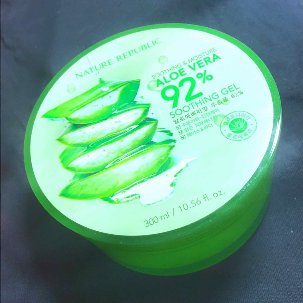 マイルド&モイスチャーアロエジェル/ネイチャーリパブリック/ボディローションを使ったクチコミ(1枚目)