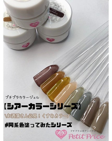 プチプライス カラージェル/Petit Price/ジェルネイルを使ったクチコミ(1枚目)