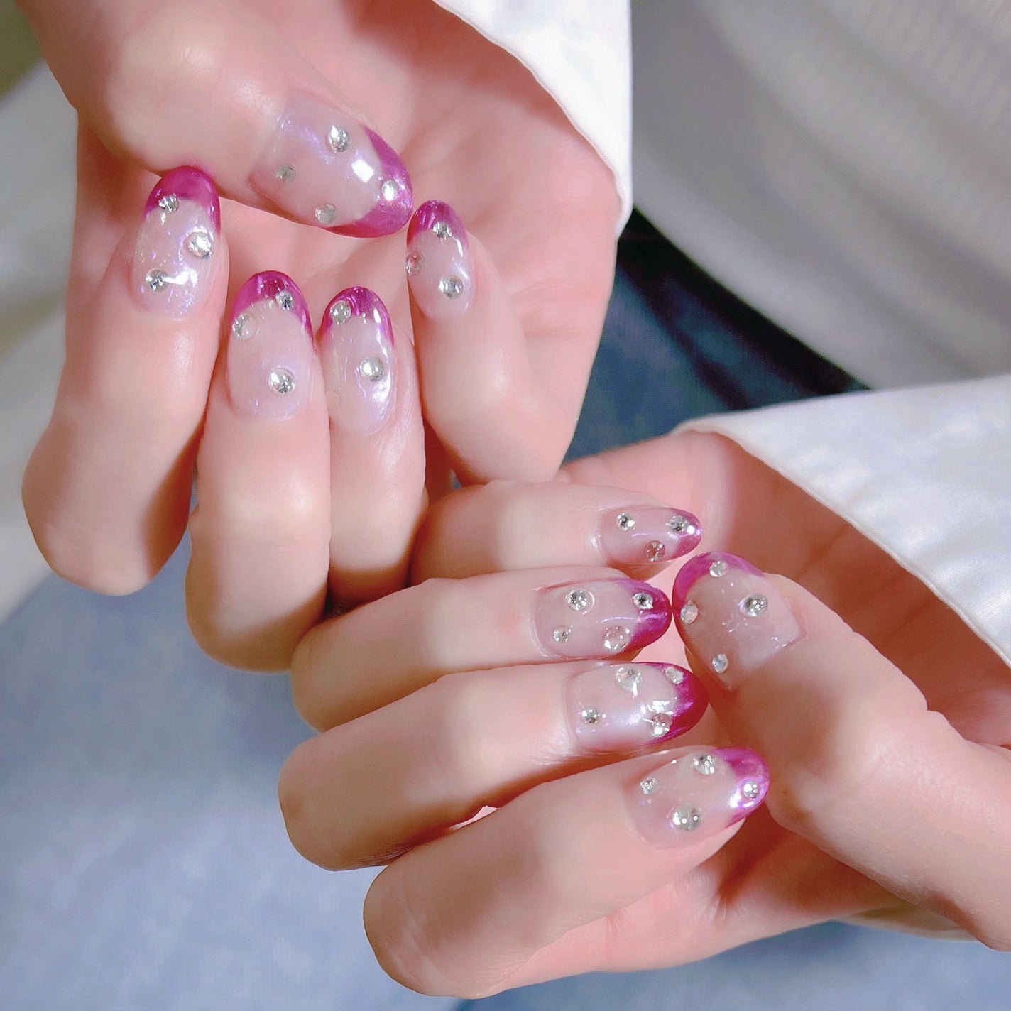 なかやまちえこ on LIPS 「フレンチネイルまとめ💅#ネイルデザイン#フレンチネイル..」(6枚目)