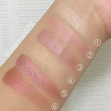 Fem Rosa Karrueche - Pressed Powder Shadow Palette - She/ColourPop/アイシャドウパレットを使ったクチコミ（3枚目）