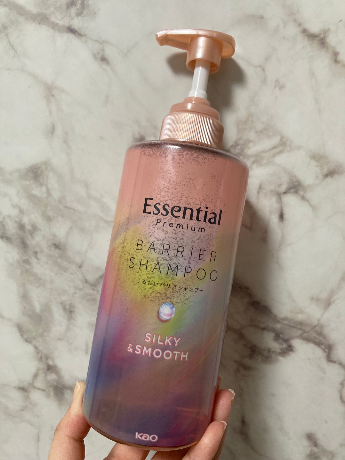 エッセンシャルプレミアム バリアシャンプー・コンディショナー シルキー&スムース/エッセンシャル/市販シャンプーを使ったクチコミ(2枚目)