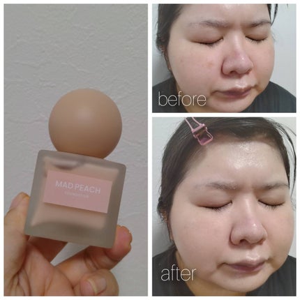 マッドピーチ スタイルフィットファンデーション/MAD PEACH/リキッドファンデーションを使ったクチコミ(4枚目)