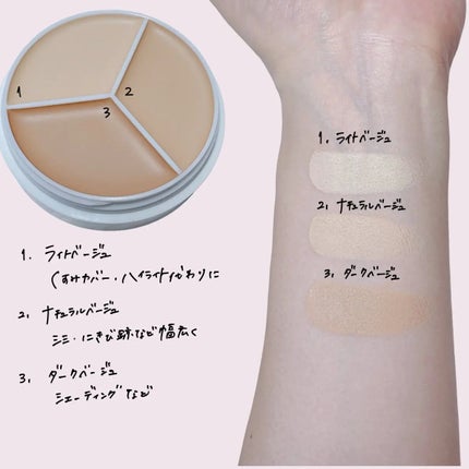 カバーアッププロコンシーラー/TFIT/パレットコンシーラーを使ったクチコミ(2枚目)