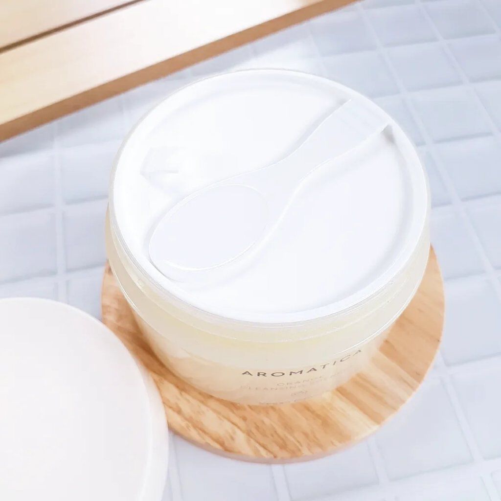 オレンジクレンジングシャーベット/AROMATICA/クレンジングバームを使ったクチコミ（3枚目）