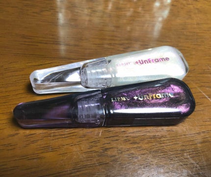 LIP38℃ +UnFrame<ホログラフィック>/UZU BY FLOWFUSHI/リップグロスを使ったクチコミ(1枚目)