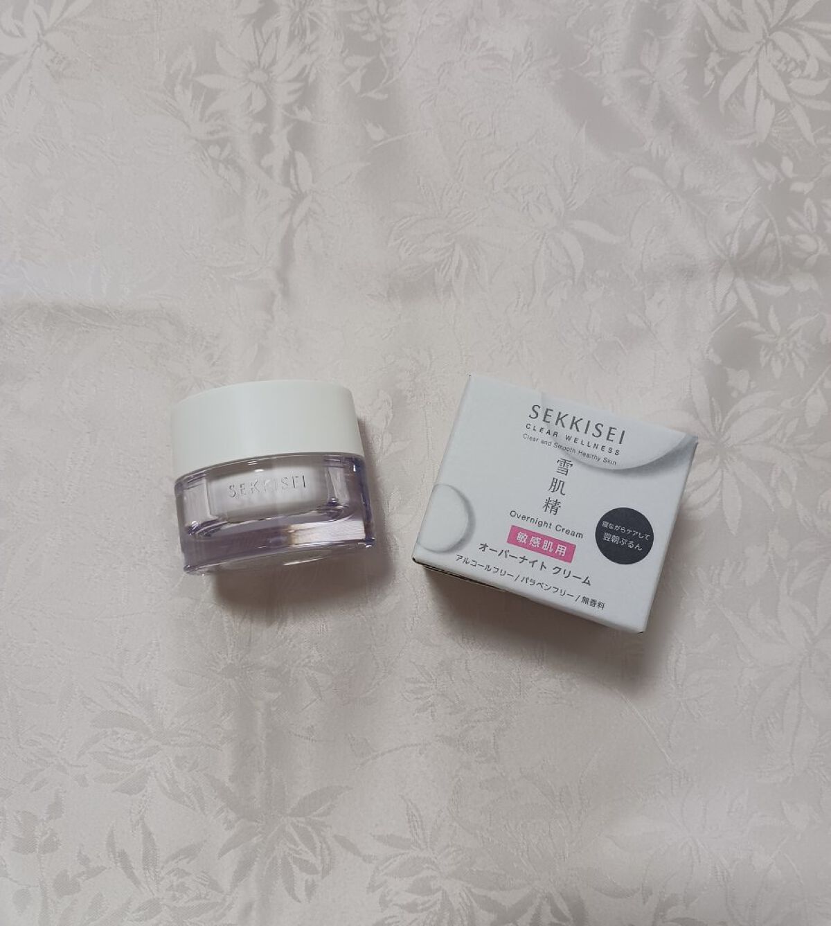 クリアウェルネス オーバーナイト クリーム/雪肌精/フェイスクリームを使ったクチコミ（1枚目）