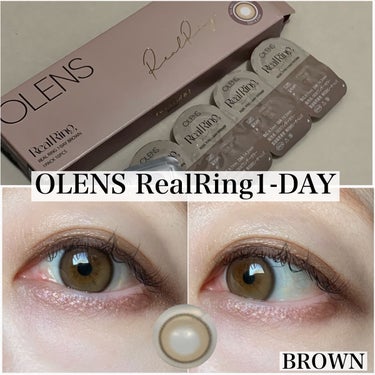 Real Ring 1day/OLENS/ワンデー（１DAY）カラコンを使ったクチコミ（1枚目）