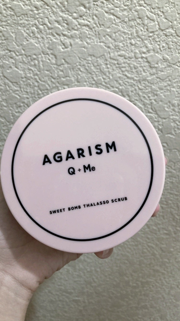 Q+Me スウィート ボム タラソ スクラブ/AGARISM/バスト・ヒップケアを使ったクチコミ(1枚目)