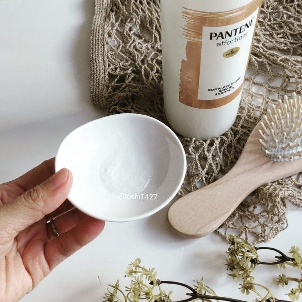 パンテーン エフォートレス コンプリートナイト リペアー シャンプー/トリートメント/パンテーン/市販シャンプーを使ったクチコミ(2枚目)