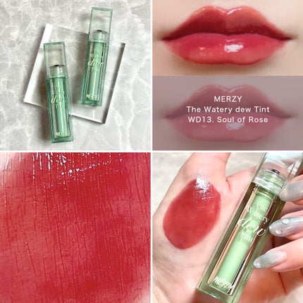 ザ ウォータリーデューティント/MERZY/リップティントを使ったクチコミ(2枚目)