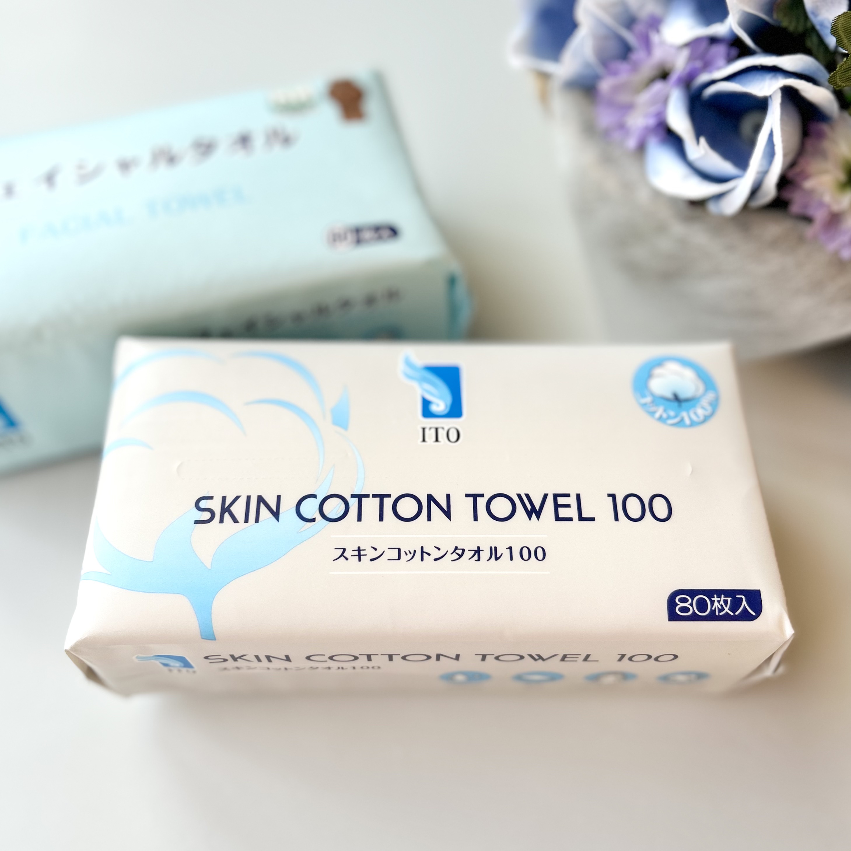 スキンコットンタオル100/ITO/クレンジングタオルを使ったクチコミ（2枚目）