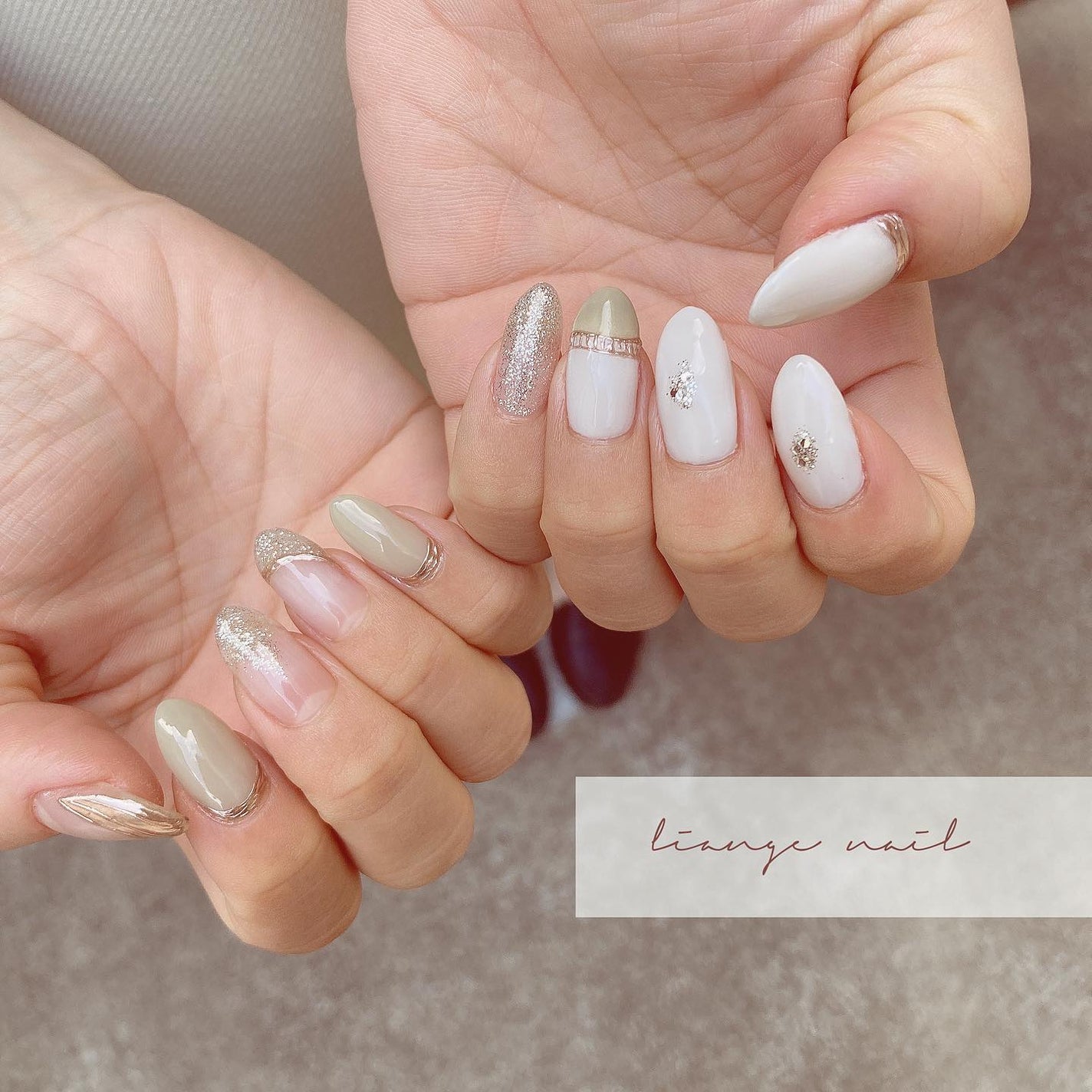 Yuki on LIPS 「.ピスタチオカラー❤︎.....Liangenail《リアンシ..」(1枚目)