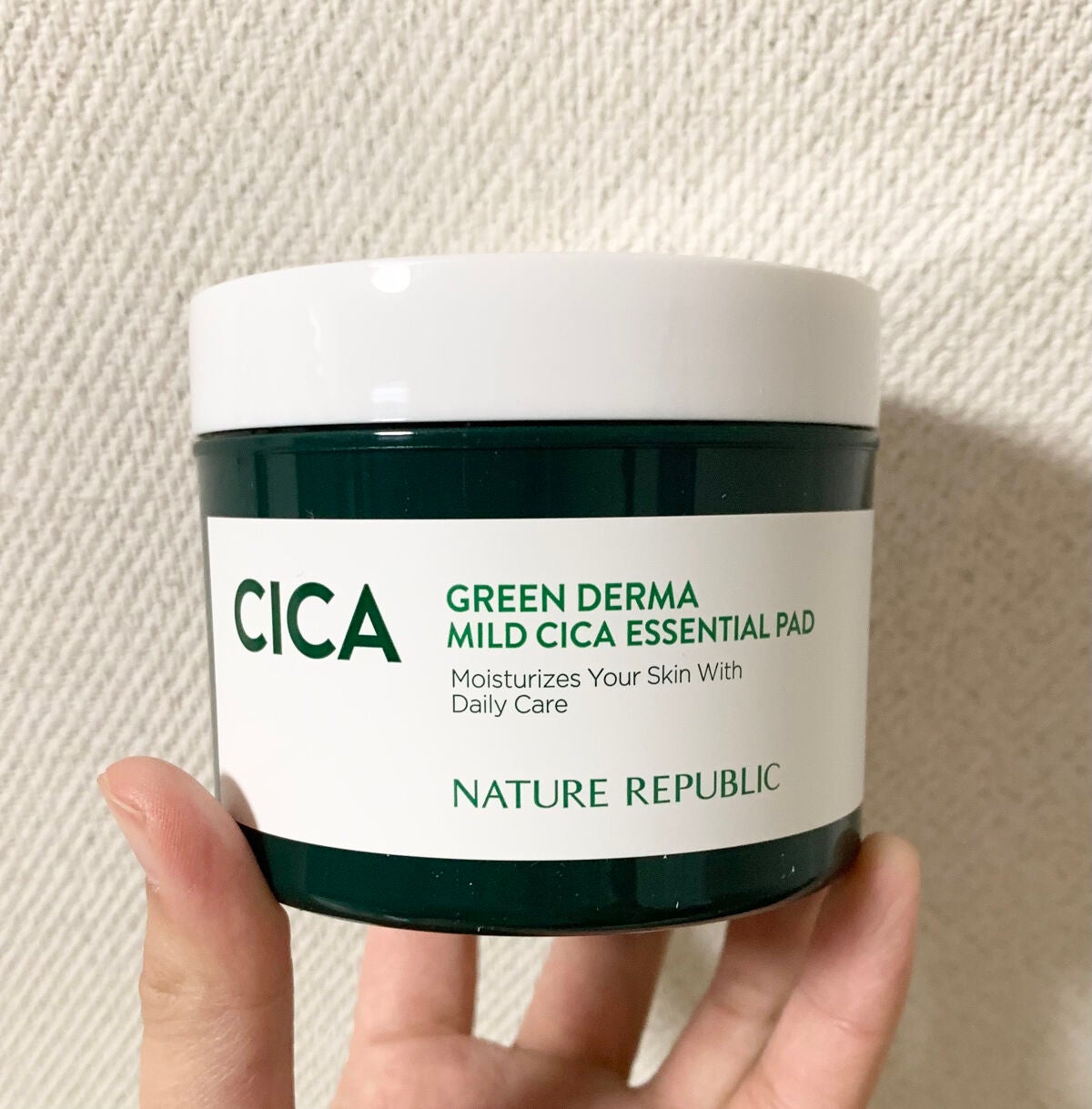 グリーンダーマCICAエッセンシャルパッド/ネイチャーリパブリック/トナーパッドを使ったクチコミ(2枚目)
