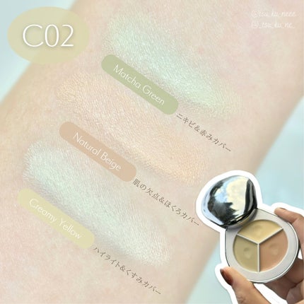 パーフェクトカバー コンシーラーパレット/Dear.A/パレットコンシーラーを使ったクチコミ(4枚目)