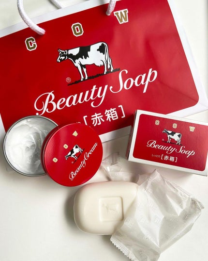 赤箱 (しっとり)/カウブランド/洗顔石鹸を使ったクチコミ(1枚目)