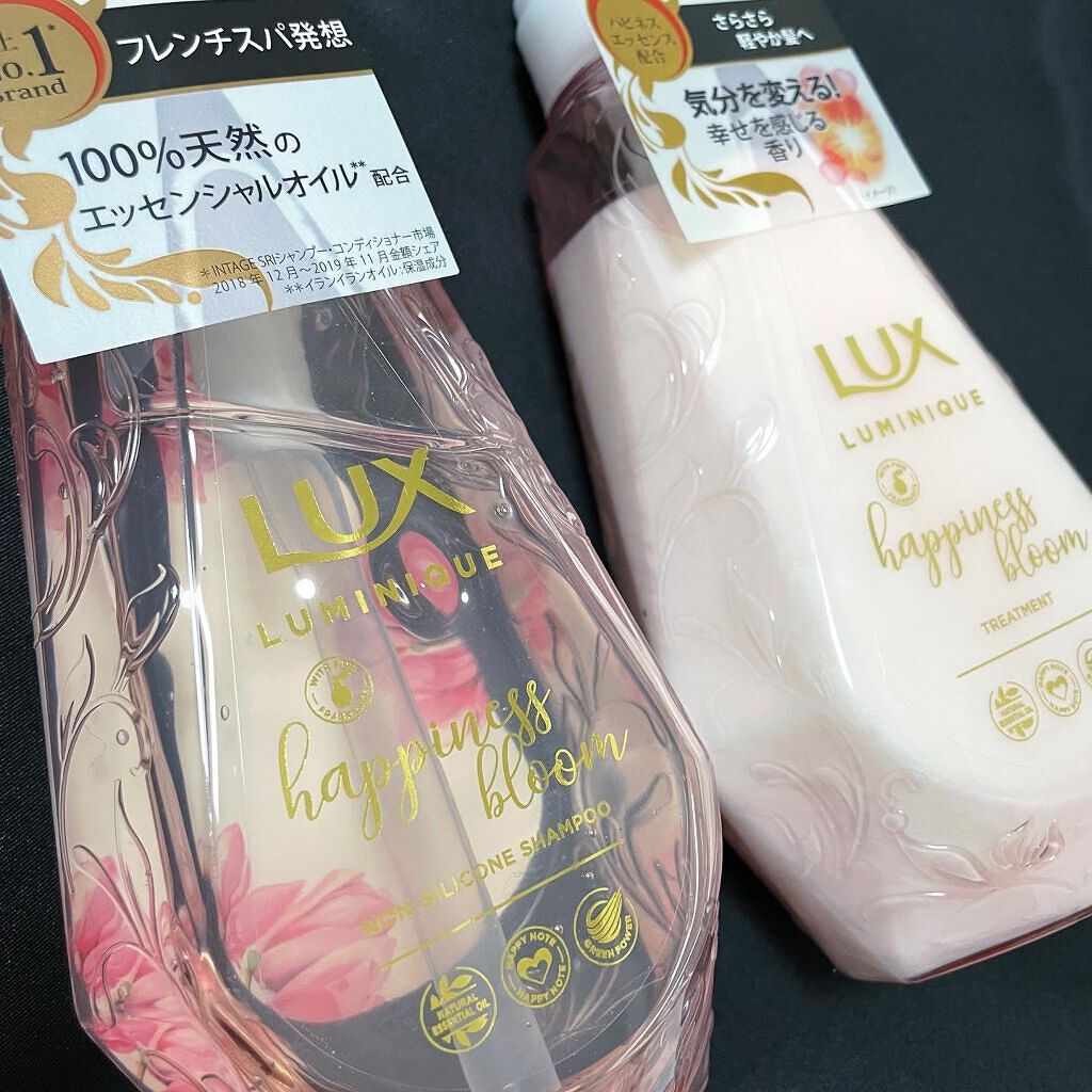 ルミニーク ハピネスブルーム シャンプー／トリートメント シャンプー ポンプ 450g/LUX/市販シャンプーを使ったクチコミ（3枚目）