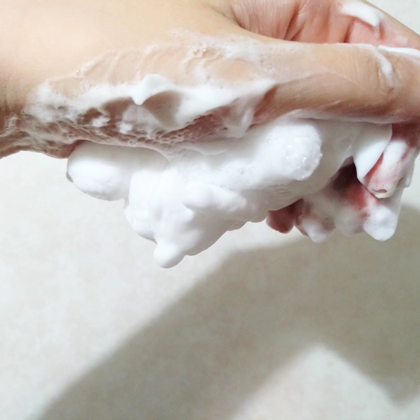 グリーンカーミングブルーレーションクリーンディープクレンザー/obsero/洗顔フォームを使ったクチコミ(4枚目)