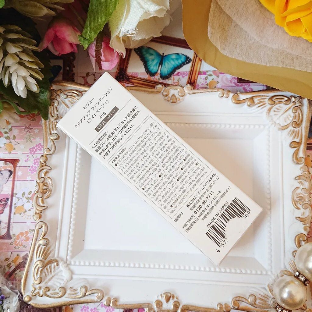 クリアアップ ファンデーション/lujo/クリーム・エマルジョンファンデーションを使ったクチコミ(7枚目)