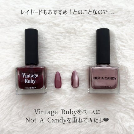 TONE DROP ネイルポリッシュ/D-UP/マニキュアを使ったクチコミ(5枚目)