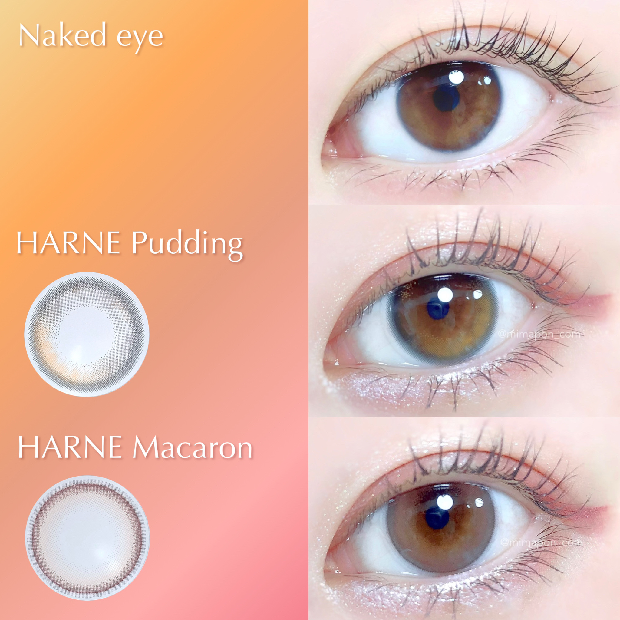 HARNE 1day/HARNE/ワンデー（１DAY）カラコンを使ったクチコミ（2枚目）