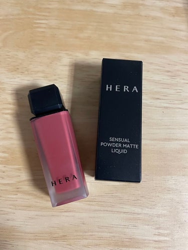 センシュアルパウダーマットリキッド 499 ROSY SUEDE/HERA/口紅を使ったクチコミ（3枚目）