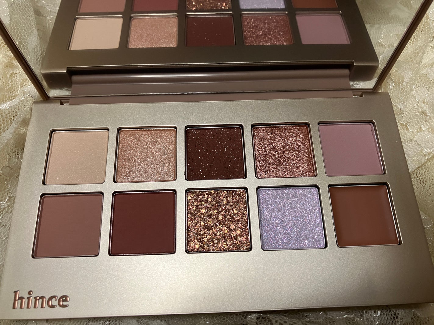 ニューデップスアイシャドウパレット/hince/アイシャドウパレットを使ったクチコミ(4枚目)
