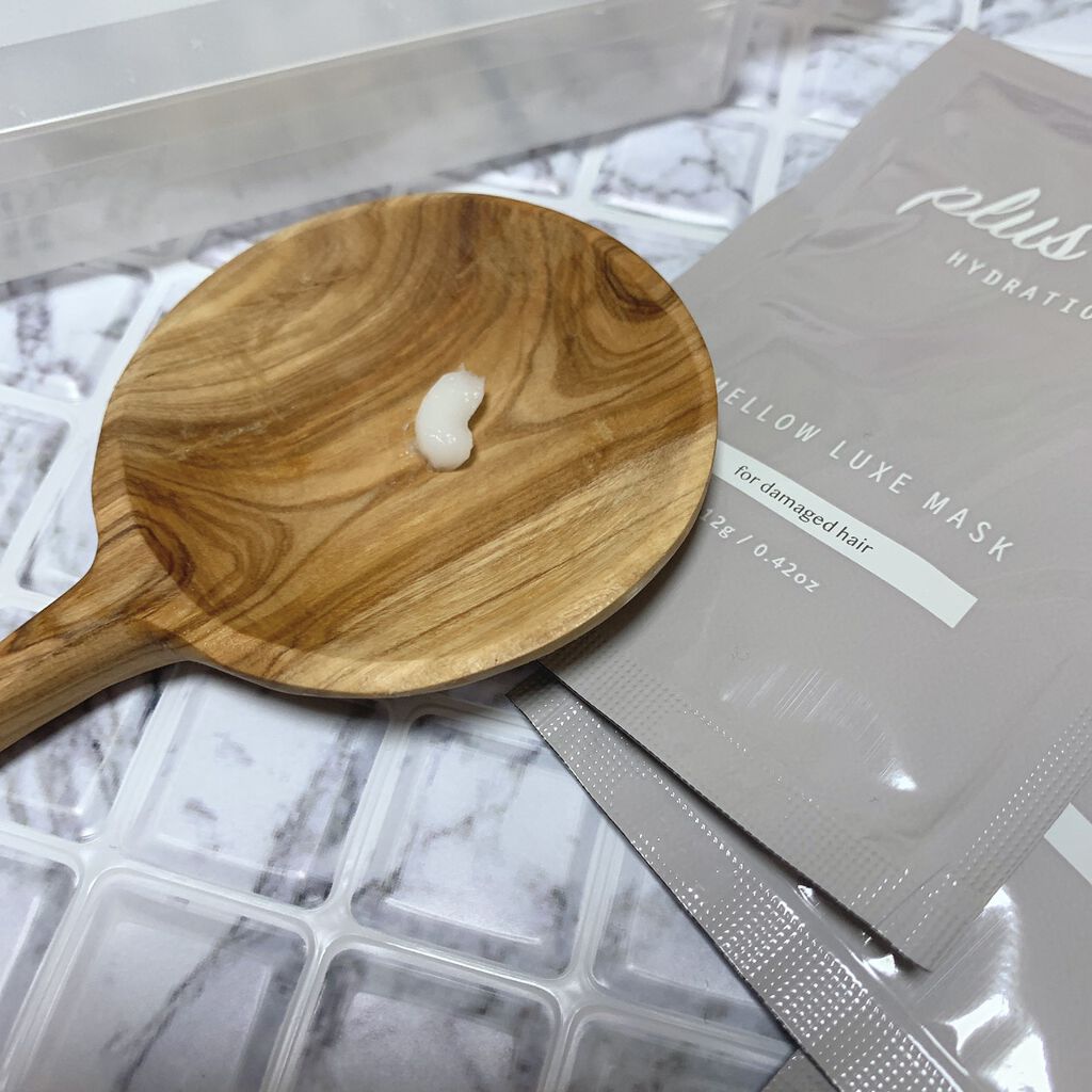 プリュスオー メロウリュクスマスク ジャータイプ/plus eau/ヘアマスク・ヘアパックを使ったクチコミ(3枚目)