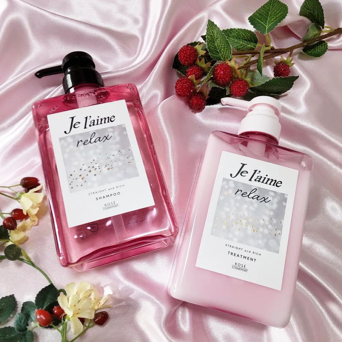 リラックス ミッドナイトリペア シャンプー/ヘアトリートメント (ストレート&リッチ)/Je l'aime/市販シャンプーを使ったクチコミ(1枚目)