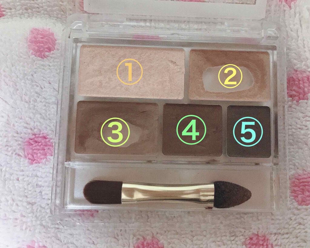 パーフェクトマルチアイズ/キャンメイク/アイシャドウパレットを使ったクチコミ(3枚目)