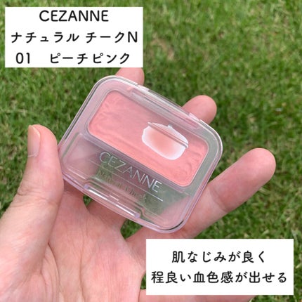 ナチュラル チークN/CEZANNE/パウダーチークを使ったクチコミ(2枚目)