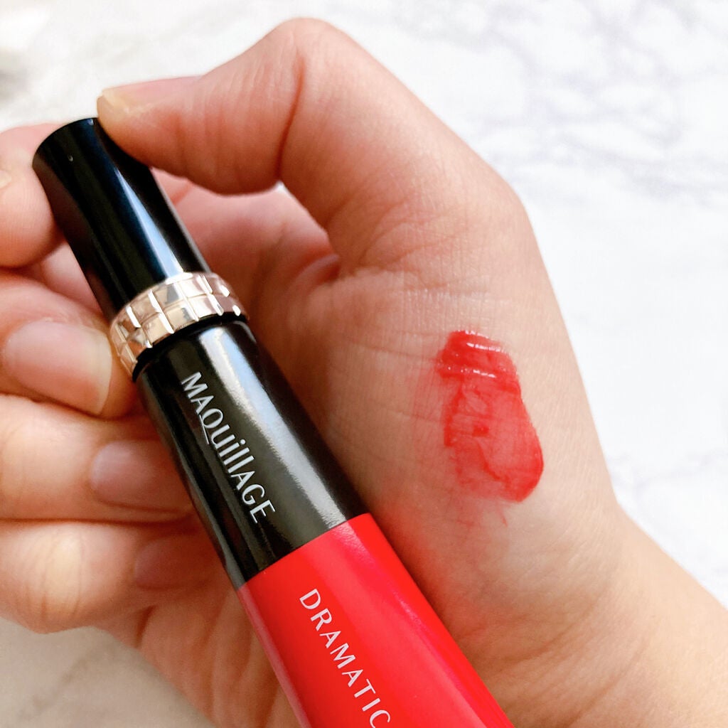 ドラマティックリップティント/マキアージュ/リップティントを使ったクチコミ(2枚目)
