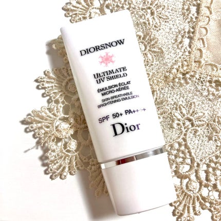 【旧】スノー アルティメット UVシールド 50+/Dior/日焼け止めミルクを使ったクチコミ(1枚目)