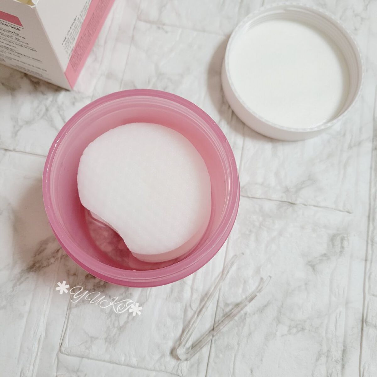 カーミングケア モイスチャーパッド(60枚入)/BANOBAGI/トナーパッドを使ったクチコミ（3枚目）