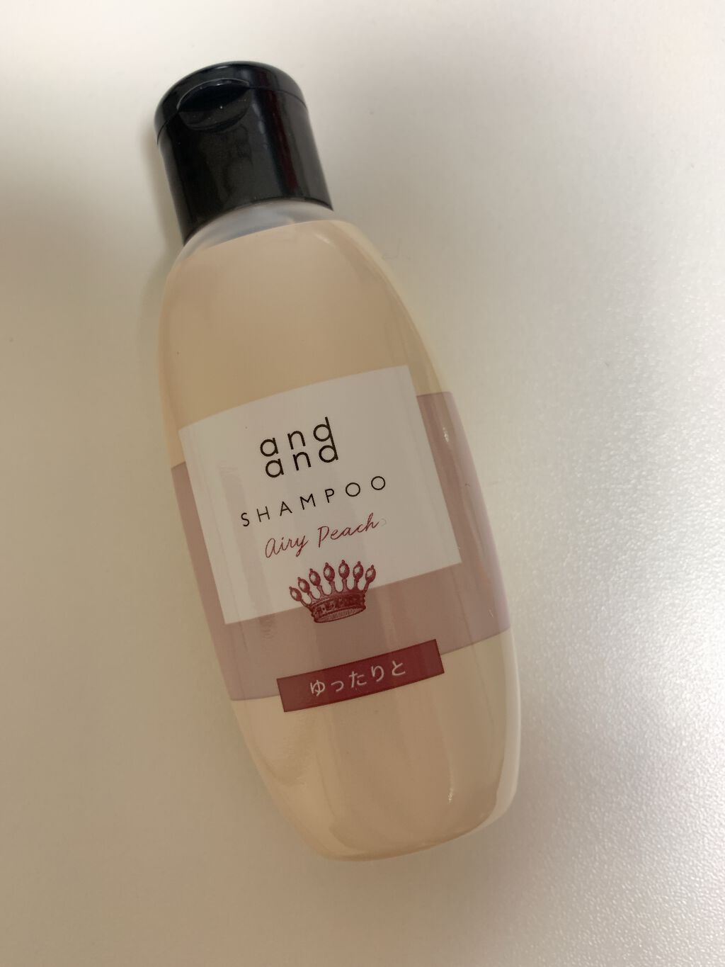 ゆったりと エアリーピーチの香り シャンプー ピロー(15ml)/and and/市販シャンプーを使ったクチコミ（1枚目）