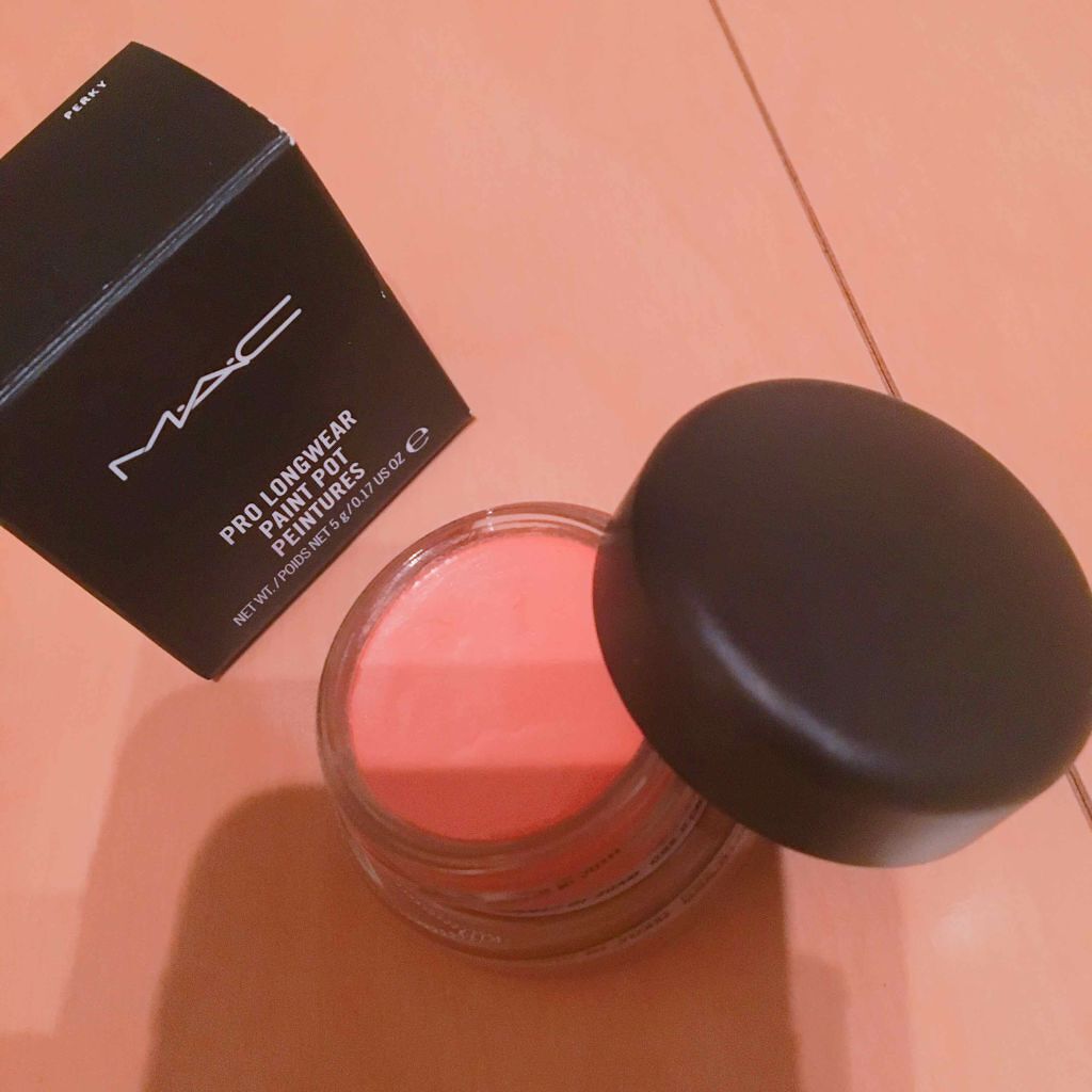 プロ ロングウェア ペイント ポット パーキィ/M・A・C/ジェル・クリームアイシャドウを使ったクチコミ（2枚目）