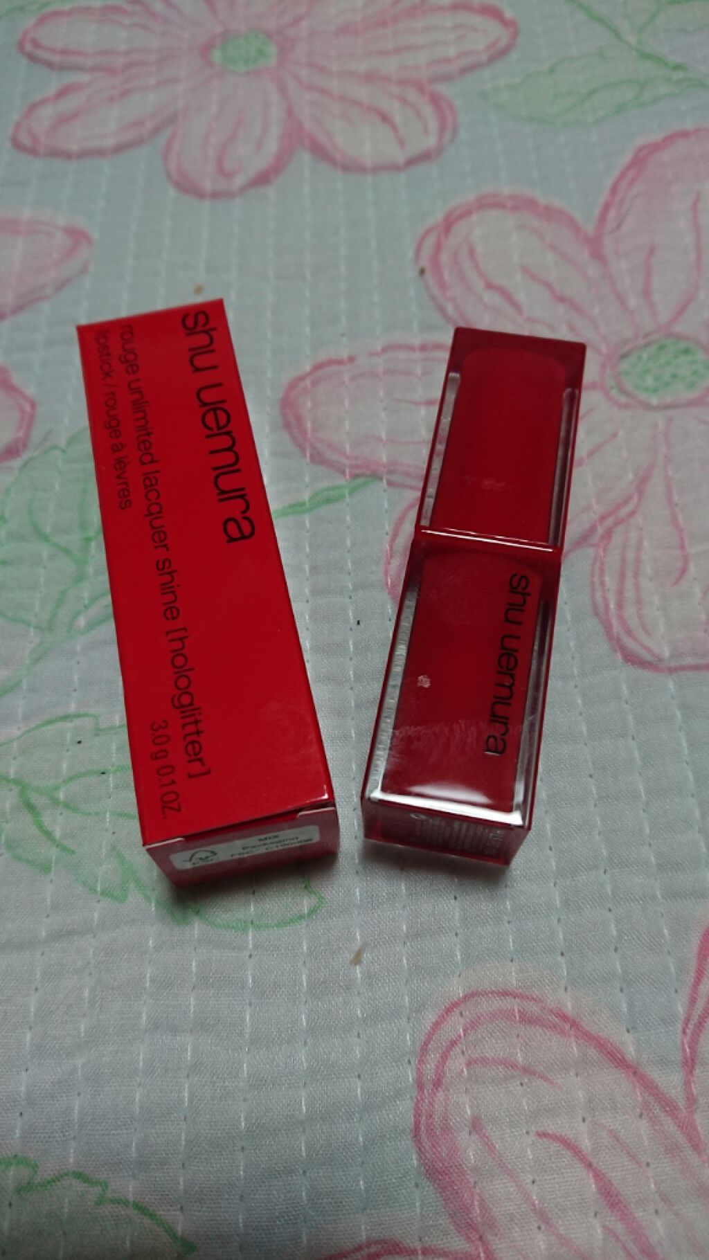 ルージュ アンリミテッド ラッカーシャイン/shu uemura/口紅を使ったクチコミ(1枚目)