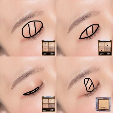 アイプランナー/excel/単色アイシャドウを使ったクチコミ(2枚目)