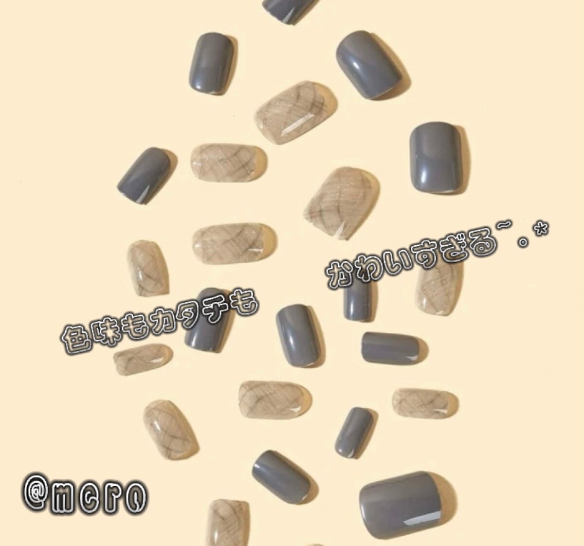 ネイルチップ/SHEIN/ネイルチップ・パーツを使ったクチコミ(4枚目)