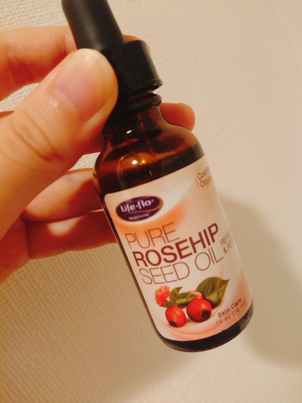 PURE ROSEHIP SEED OIL/Life-flo/フェイスオイルを使ったクチコミ(1枚目)