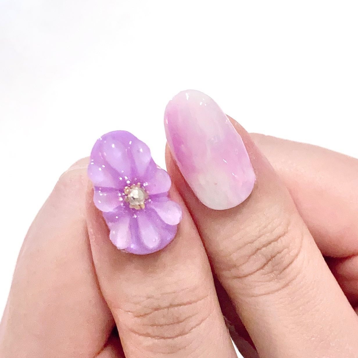 ジェルネイル(ライト対応)/セリア/ジェルネイルを使ったクチコミ(1枚目)