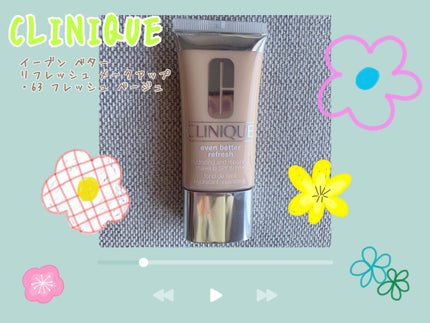 イーブン ベター リフレッシュ メークアップ/CLINIQUE/クリーム・エマルジョンファンデーションを使ったクチコミ(1枚目)