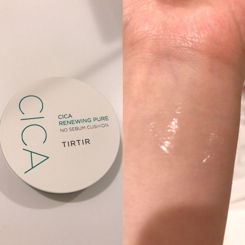 シカ リニューイング ピュア ノーセバムクッション/TIRTIR(ティルティル)/化粧下地を使ったクチコミ(1枚目)