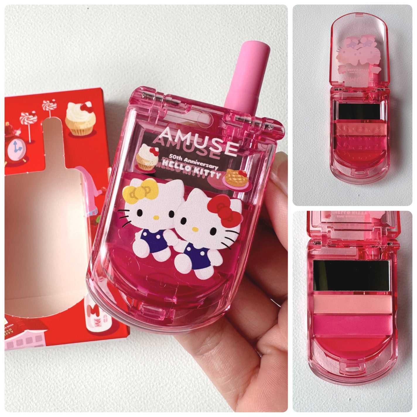 リップ&チークセルフォン/AMUSE/口紅を使ったクチコミ(2枚目)