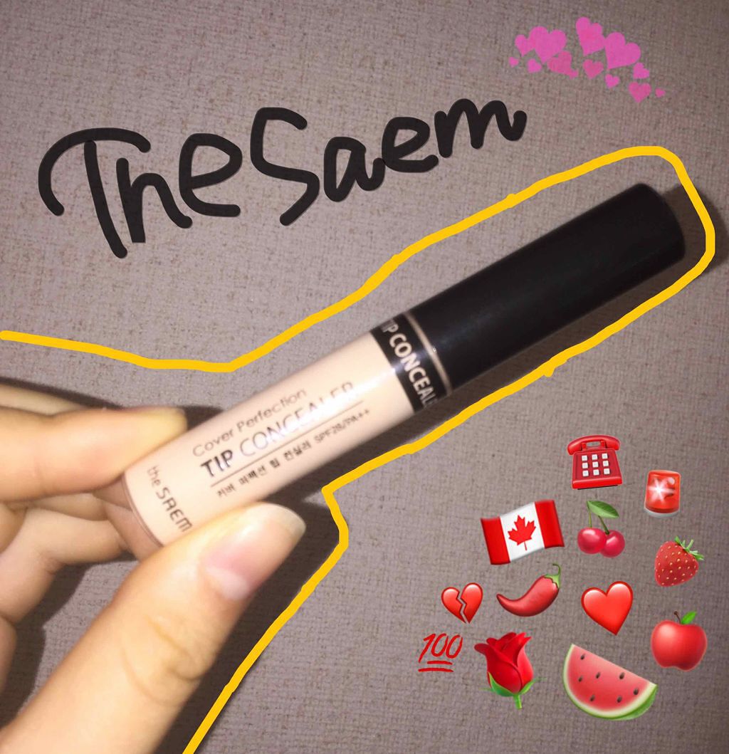 カバーパーフェクション チップコンシーラー/the SAEM/リキッドコンシーラーを使ったクチコミ(1枚目)