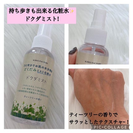 どくだみミスト化粧水/KIREI FACTORY/ミスト状化粧水を使ったクチコミ(3枚目)