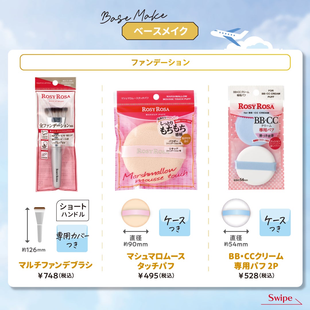 ファイバーアイシャドウブラシセット/ロージーローザ/メイクブラシを使ったクチコミ(2枚目)